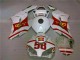 Blanc Rouge Carrosserie Moto Honda CBR 1000 RR 04-05 Blanc Rouge Carrosserie Moto Honda CBR 1000 RR 04-05