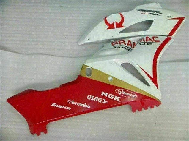 Blanc Rouge Kit Carénages Motos & Plastique Honda CBR 1000 RR 04-05 Blanc Rouge Kit Carénages Motos & Plastique Honda CBR 1000 RR 04-05