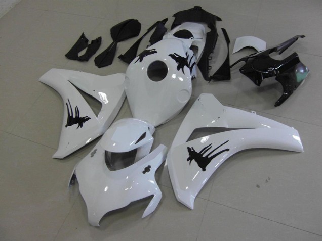 Blanc avec Spécial Décalque Carénage Moto Honda CBR 1000 RR 08-11 Blanc avec Spécial Décalque Carénage Moto Honda CBR 1000 RR 08-11