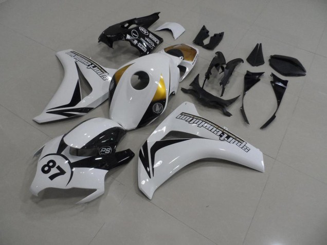 Blanc et Noir 87 Carénage Moto Honda CBR 1000 RR 08-11 Blanc et Noir 87 Carénage Moto Honda CBR 1000 RR 08-11