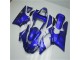Bleu Blanc Carénage Moto Yamaha R1 00-01