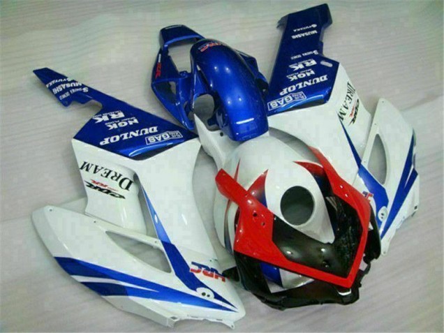Bleu Blanc Carénages Moto Honda CBR 1000 RR 04-05 Bleu Blanc Carénages Moto Honda CBR 1000 RR 04-05