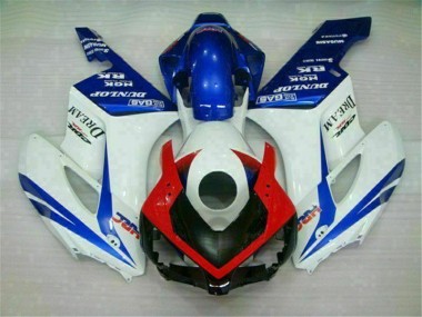 Bleu Blanc Carénages Moto Honda CBR 1000 RR 04-05