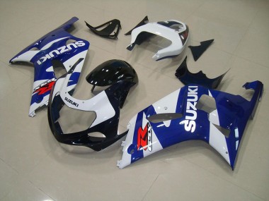 Bleu Blanc Carénages Moto Suzuki GSXR 750 K1 K2 K3 01-03