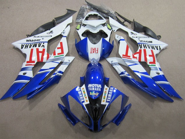 Bleu Blanc Motul Rouge Fiat Carénage Moto Yamaha R6 08-16 Bleu Blanc Motul Rouge Fiat Carénage Moto Yamaha R6 08-16