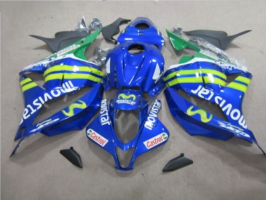 Bleu Blanc Movistar Carénage Moto Honda CBR 600 RR 09-12