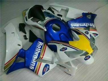 Bleu Blanc Rothmans Carénage Moto Honda CBR 600 RR 03-04