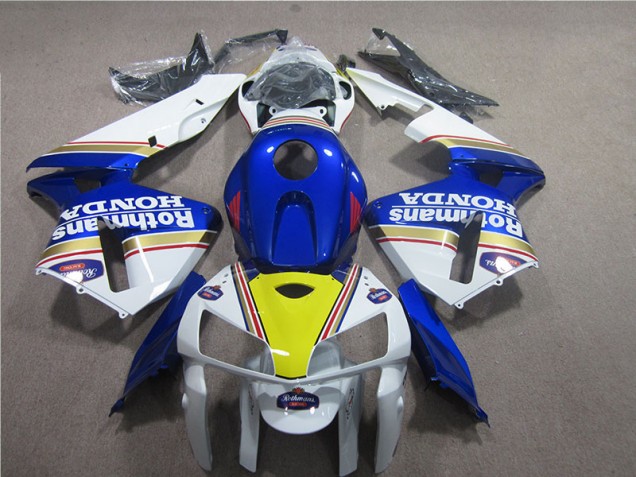 Bleu Blanc Rothmans Carénage Moto Honda CBR 600 RR 05-06 Bleu Blanc Rothmans Carénage Moto Honda CBR 600 RR 05-06