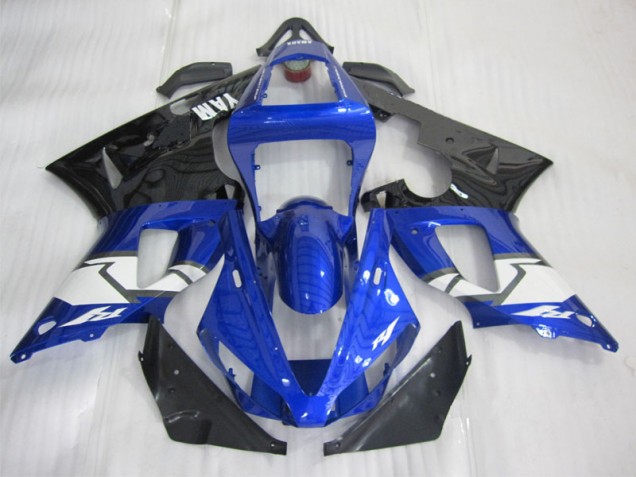 Bleu Noir Blanc Carénages Moto Yamaha R1 00-01 Bleu Noir Blanc Carénages Moto Yamaha R1 00-01