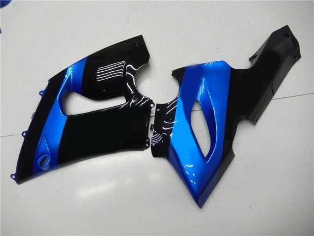 Bleu Noir Carénage Moto Kawasaki ZX6R 05-06 Bleu Noir Carénage Moto Kawasaki ZX6R 05-06