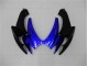 Bleu Noir Carénage Moto Suzuki GSXR 600 / 750 K6 06-07 Bleu Noir Carénage Moto Suzuki GSXR 600 / 750 K6 06-07