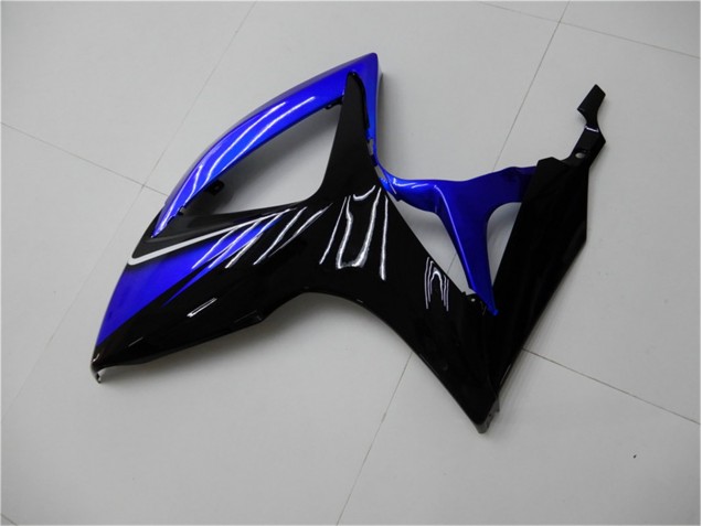 Bleu Noir Carénage Moto Suzuki GSXR 600 / 750 K6 06-07 Bleu Noir Carénage Moto Suzuki GSXR 600 / 750 K6 06-07
