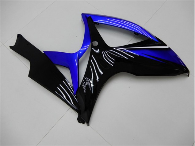 Bleu Noir Carénage Moto Suzuki GSXR 600 / 750 K6 06-07 Bleu Noir Carénage Moto Suzuki GSXR 600 / 750 K6 06-07