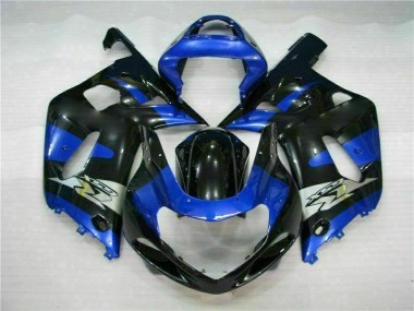 Bleu Noir Carénages Moto Suzuki GSXR 600 / 750 K1 K2 K3 01-03