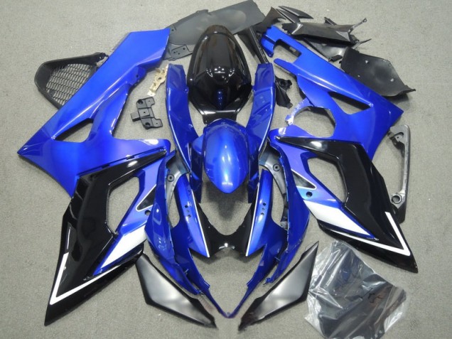Bleu Noir Carrosserie Moto Suzuki GSXR 1000 K5 05-06 Bleu Noir Carrosserie Moto Suzuki GSXR 1000 K5 05-06