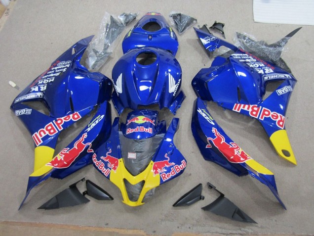 Bleu Red Bull Carénages Moto Honda CBR 600 RR 09-12 Bleu Red Bull Carénages Moto Honda CBR 600 RR 09-12