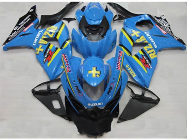 Bleu Rizla Hopper Carénage Moto Suzuki GSXR 1000 K9 09-16 Bleu Rizla Hopper Carénage Moto Suzuki GSXR 1000 K9 09-16