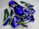 Bleu Vert Movistar Castrol Carénage Moto Honda CBR 600 RR 03-04 Bleu Vert Movistar Castrol Carénage Moto Honda CBR 600 RR 03-04