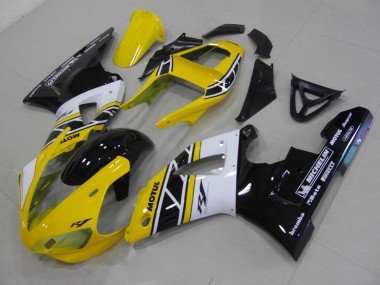 Jaune Anniversary Carénage Moto Yamaha R1 00-01