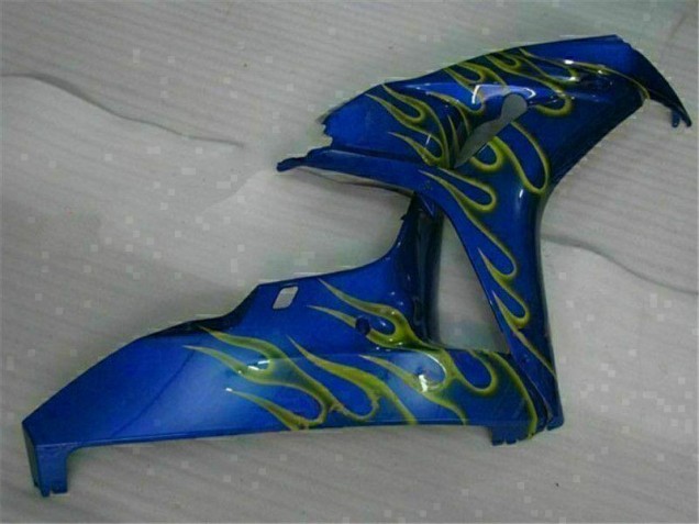 Jaune Flamme Bleu Carénage Moto Honda CBR 1000 RR 06-07 Jaune Flamme Bleu Carénage Moto Honda CBR 1000 RR 06-07