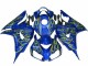 Jaune Flamme Bleu Carénage Moto Honda CBR 1000 RR 06-07 Jaune Flamme Bleu Carénage Moto Honda CBR 1000 RR 06-07