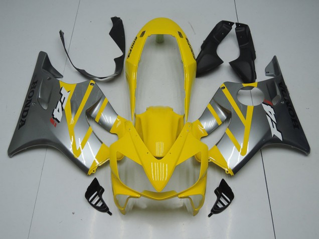 Jaune Gris Carrosserie Moto Honda CBR 600 F4i 04-07 Jaune Gris Carrosserie Moto Honda CBR 600 F4i 04-07