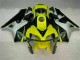 Jaune Noir Carénage Moto Honda CBR 600 RR 03-04 Jaune Noir Carénage Moto Honda CBR 600 RR 03-04