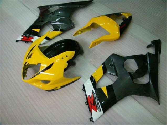 Jaune Noir Carénage Moto Suzuki GSXR 1000 K3 03-04 Jaune Noir Carénage Moto Suzuki GSXR 1000 K3 03-04