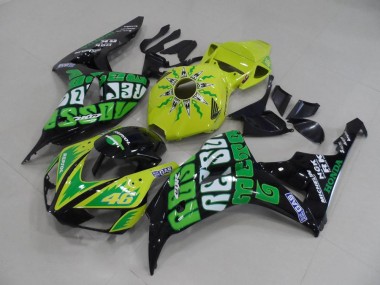Jaune Vert Rossi Carénage Moto Honda CBR 1000 RR 06-07