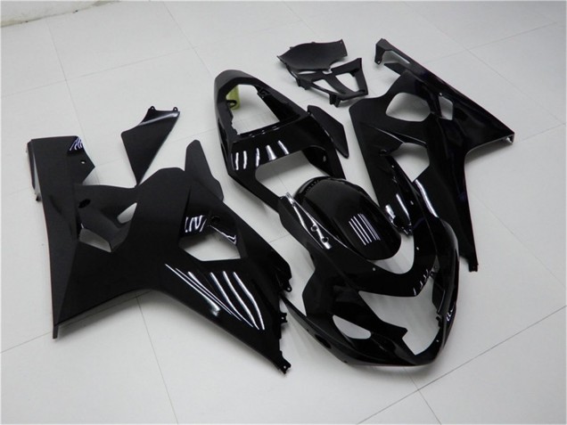 Noir Brillant Carénage Moto Suzuki GSXR 600/750 2004-2005