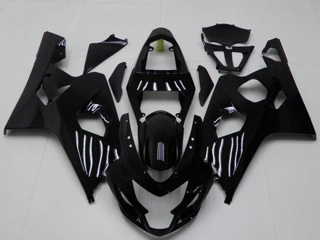 Noir Brillant Carénage Moto Suzuki GSXR 600/750 2004-2005