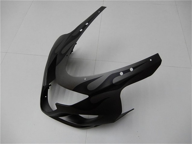 Gris Noir Flamme Carénage Moto Suzuki GSXR 600/750 2004-2005