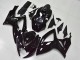 Noir Brillant Kits Carénages Moto ABS Suzuki GSXR 600/750 2006-2007