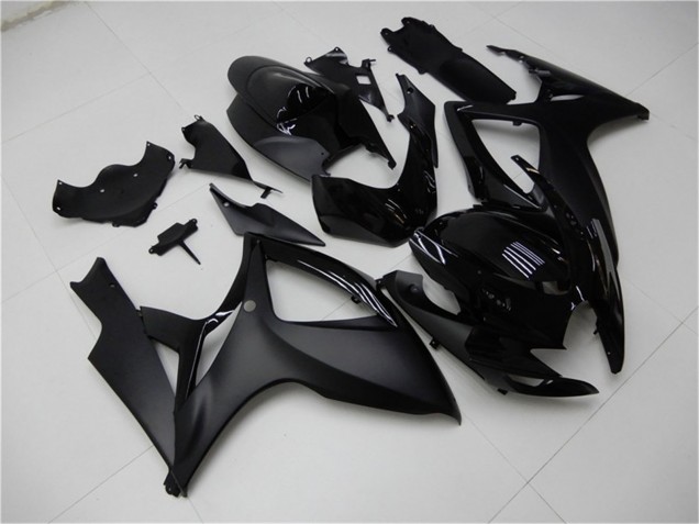 Noir Mat Noir Brillant Carénage Moto Suzuki GSXR 600/750 2006-2007