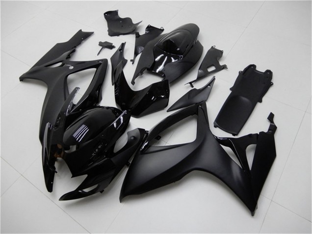 Noir Mat Noir Brillant Carénage Moto Suzuki GSXR 600/750 2006-2007