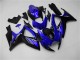 Bleu Noir Brillant Carénage Moto Suzuki GSXR 600/750 2006-2007