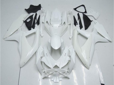 Blanc Carénages Moto Suzuki GSXR 600/750 2008-2010 Pas Chère