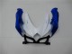 Blanc Bleu Carénage Moto Suzuki GSXR 600/750 2008-2010