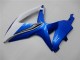 Blanc Bleu Carénage Moto Suzuki GSXR 600/750 2008-2010