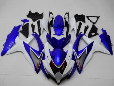 Blanc Bleu Noir Rouge Doubler Carénage Moto Suzuki GSXR 600/750 2008-2010 Pas Chère