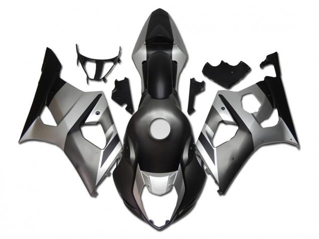 Argent Gris Noir Carénage Moto Suzuki GSXR 1000 2003-2004