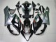 Noir Brillant Argent Carénages Moto Suzuki GSXR 1000 2005-2006
