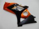 Orange Noir Carénages Moto Suzuki GSXR 1000 2007-2008