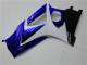 Blanc Bleu Noir No Décalque Carénage Moto Suzuki GSXR 1000 2007-2008