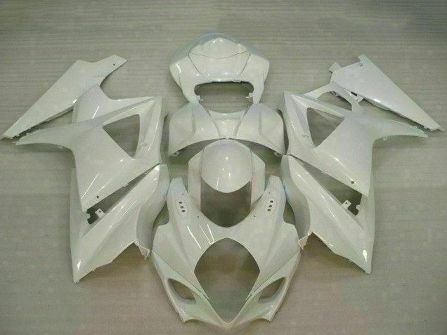 Blanc Carénage Moto Suzuki GSXR 1000 2007-2008