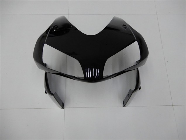 Argent Noir Brillant Bande Carénage Moto Honda CBR600RR 2003-2004
