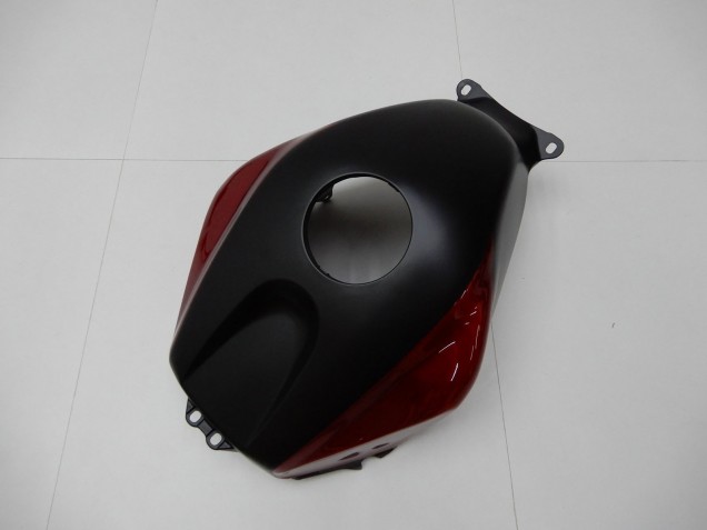 Rouge Noir Mat Bande Carénage Moto Honda CBR600RR 2003-2004