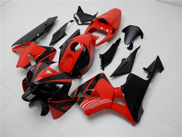 Rouge Noir Carénage ABS Honda CBR600RR 2005-2006