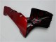 Noir Brillant Rouge Flamme Kits Carénages Moto Honda CBR600RR 2005-2006