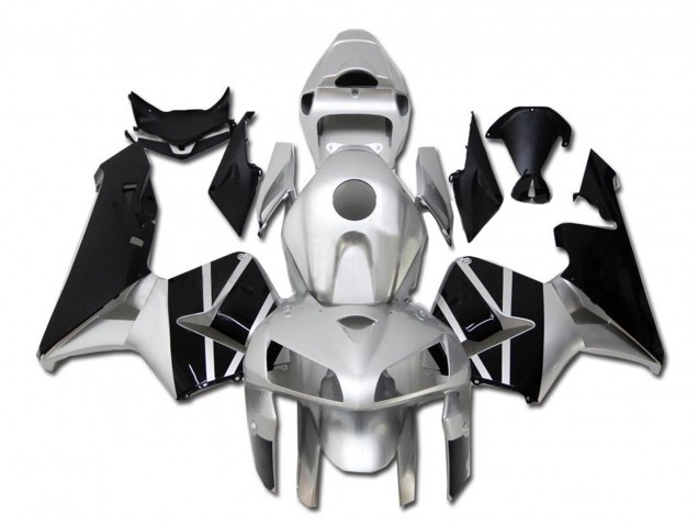 Argent Noir Carénages Moto Honda CBR600RR 2005-2006